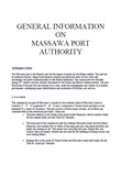 GENERAL INFORMATION ON MASSAWA PORT AUTHORITY