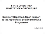 MINISTRY OF AGRICULTURE Summary Report on Japan Support